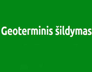 Informacinė svetainė - geoterminis šildymas