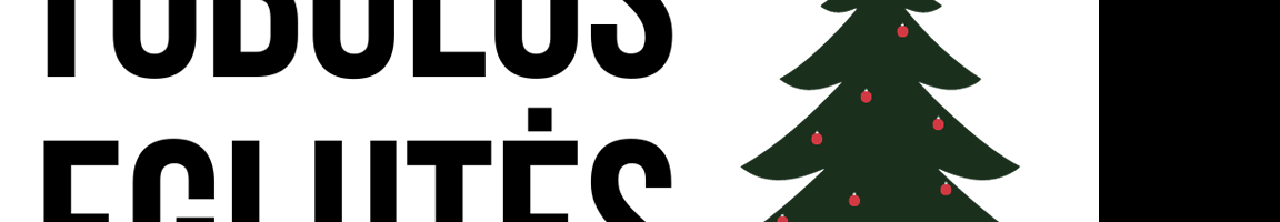 Kalėdinės eglutės į namus visoje Lietuvoje