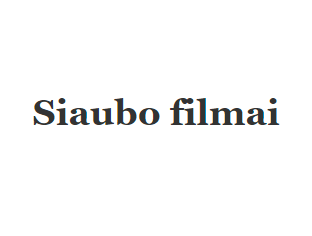 Siaubo filmai